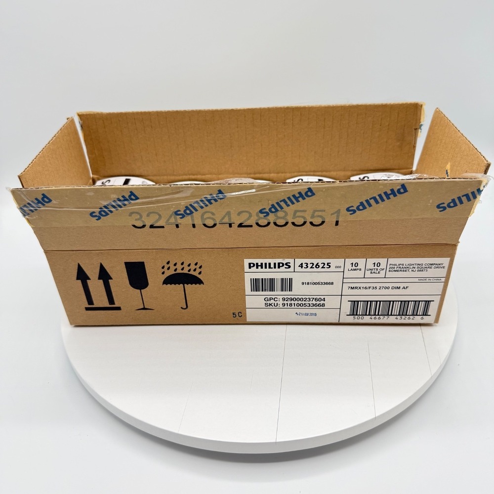 Case of Philips 7MRX16/F35 2700 DIM AF LED LANDSCAPE LIGHTING LIGHTS 7 W MRX16